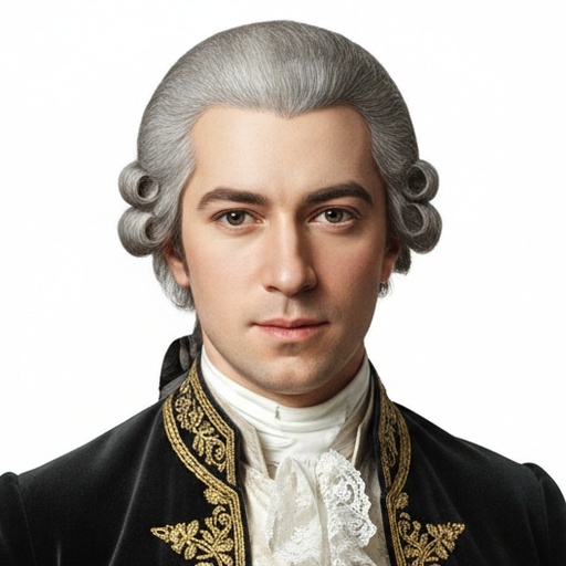 Portrait of Wolfgang Mozart