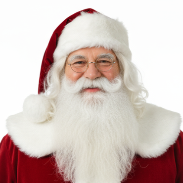Portrait of Santa Claus