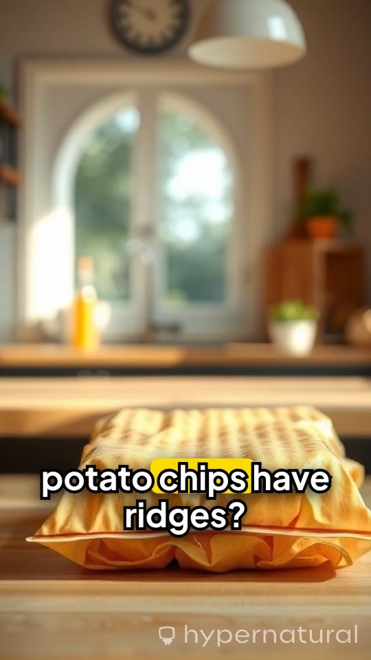 The Invention of Ridged Potato Chips: A Crunchy Revolution