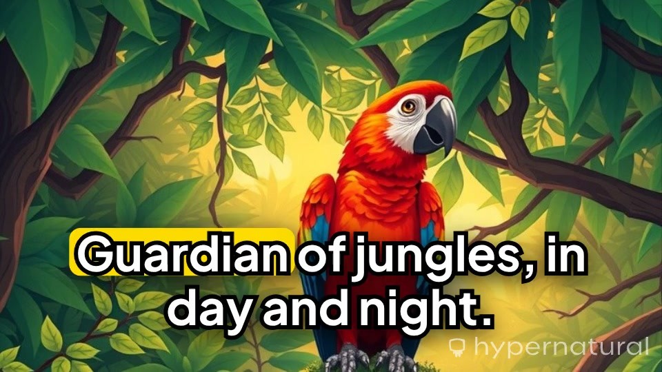 Whispers of the Jungle: The Parrot's Tale