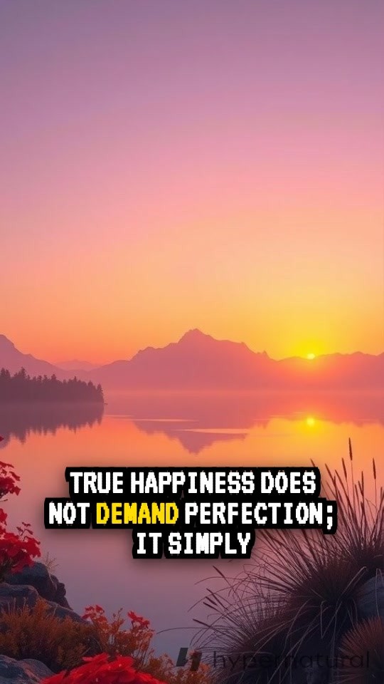Embracing Imperfection: The Path to True Happiness