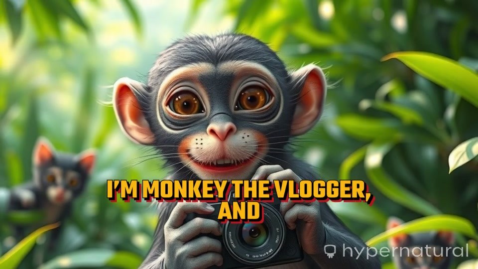 Monkey Vlogs: Jungle Adventures & Banana Breakfast! 🍌🌿🎥