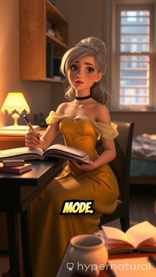 Barbie's Study Session