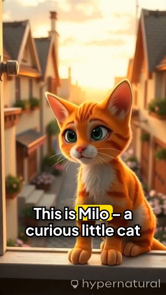 Milo's Garden Adventure: A Cat's Journey to Explore
