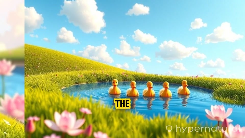Five Little Ducks - A Cocomelon Style 3D Kids Cartoon!