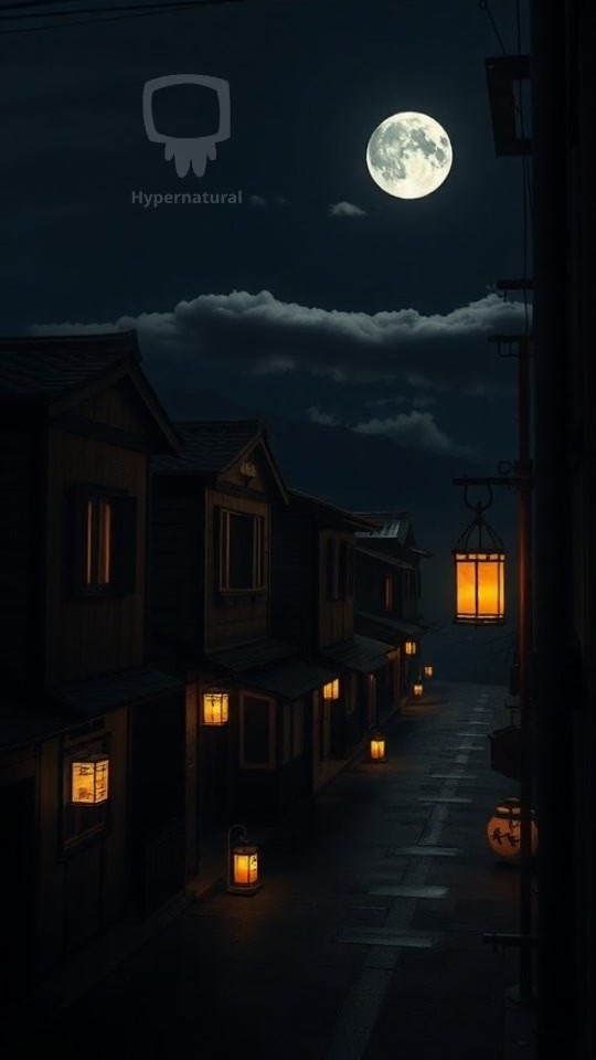 Moonlit Battle: Tanjiro and Nezuko