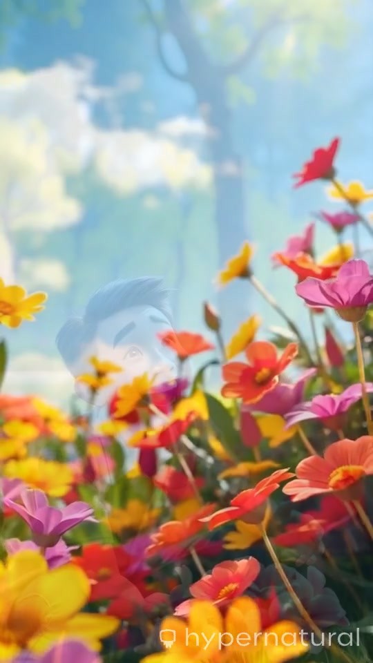 Joyful Playtime in a Beautiful Green Garden with Kids and Pets