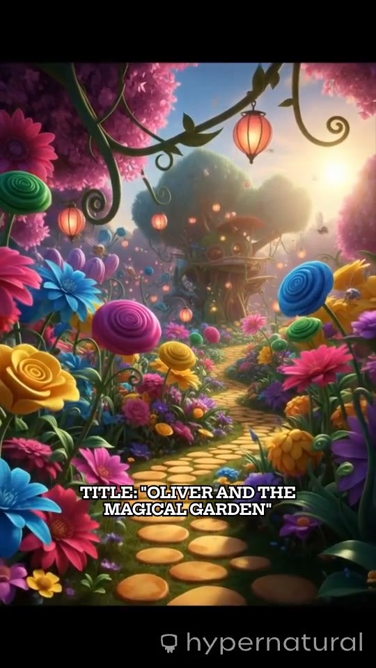 Oliver's Adventure in the Magical Garden