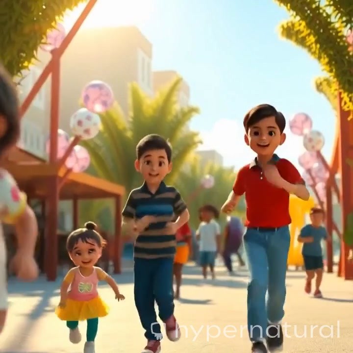 Children Dancing and Singing