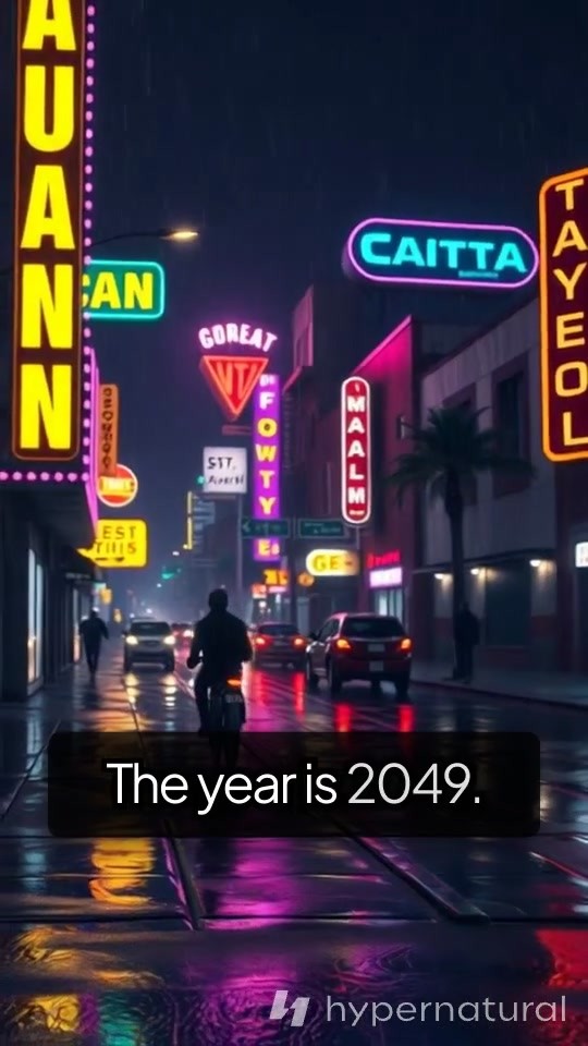 Neon Shadows: A Bladerunner Saga