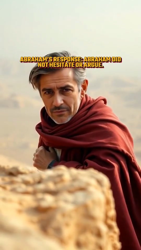 Abraham's Bold Obedience to God's Command