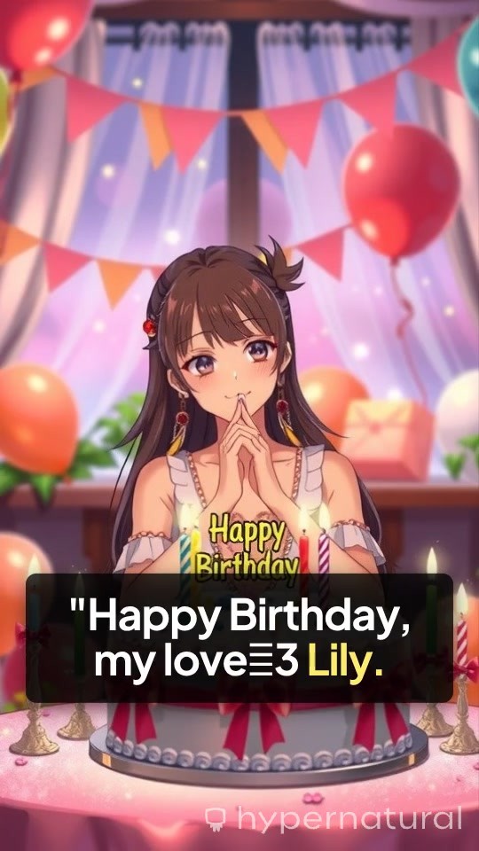 Happy Birthday My Love, Lily ❤️