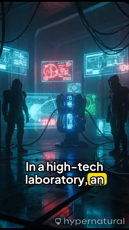 The Tale of TEDDY: An Android with Glowing Circuit Patterns