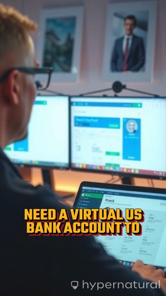 Get Your Virtual US Bank Account for International Payments Fast!