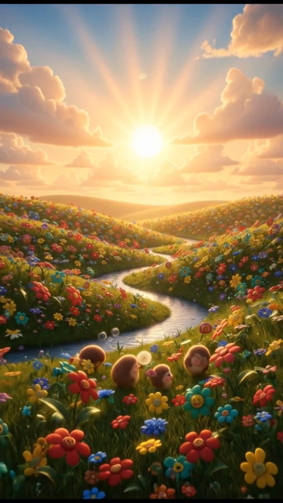 Serene Spring Meadow