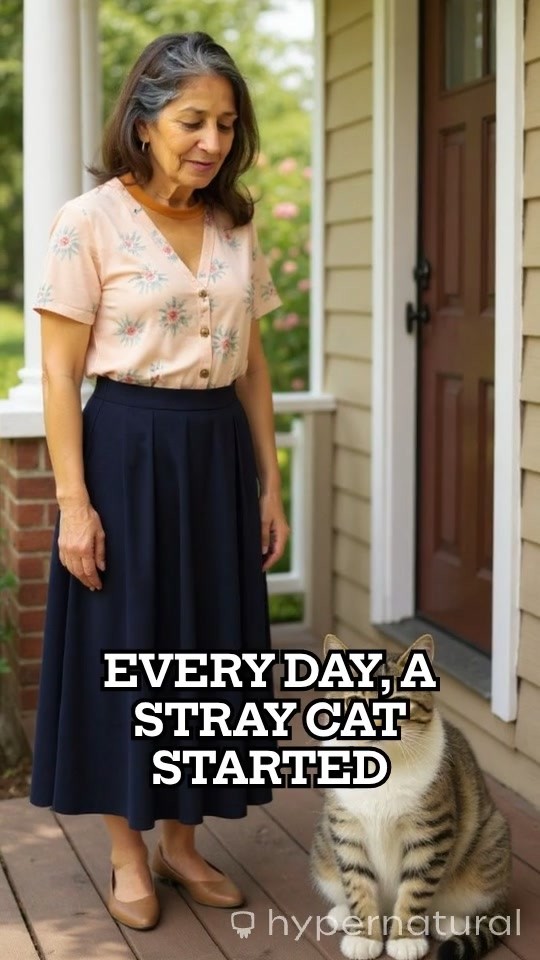 An Unexpected Friendship: The Stray Cat and the Old Lady