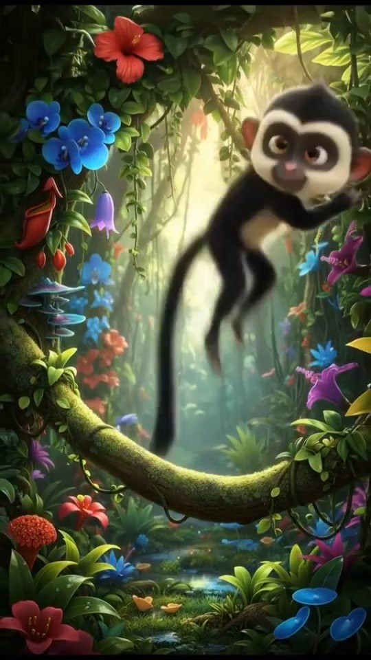Naughty Monkey's Giant Banana Adventure!