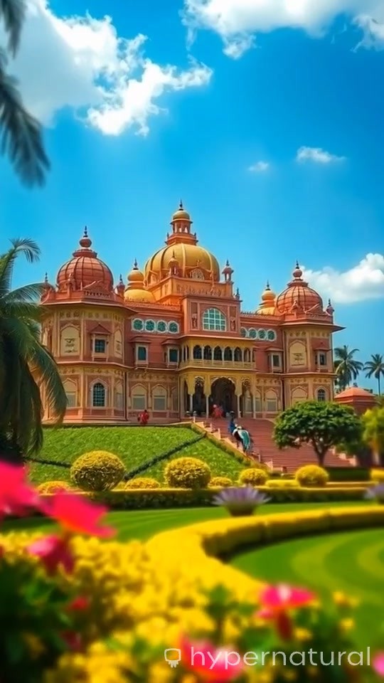 Timeless Dance of Love in the Royal Gardens
