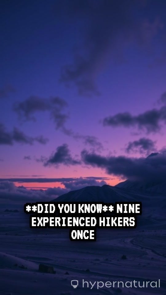 The Mysterious Fate of the Ural Hikers: Silence on Dead Mountain