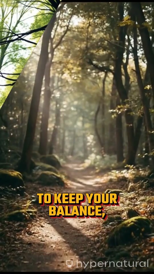 Keep Moving to Maintain Balance