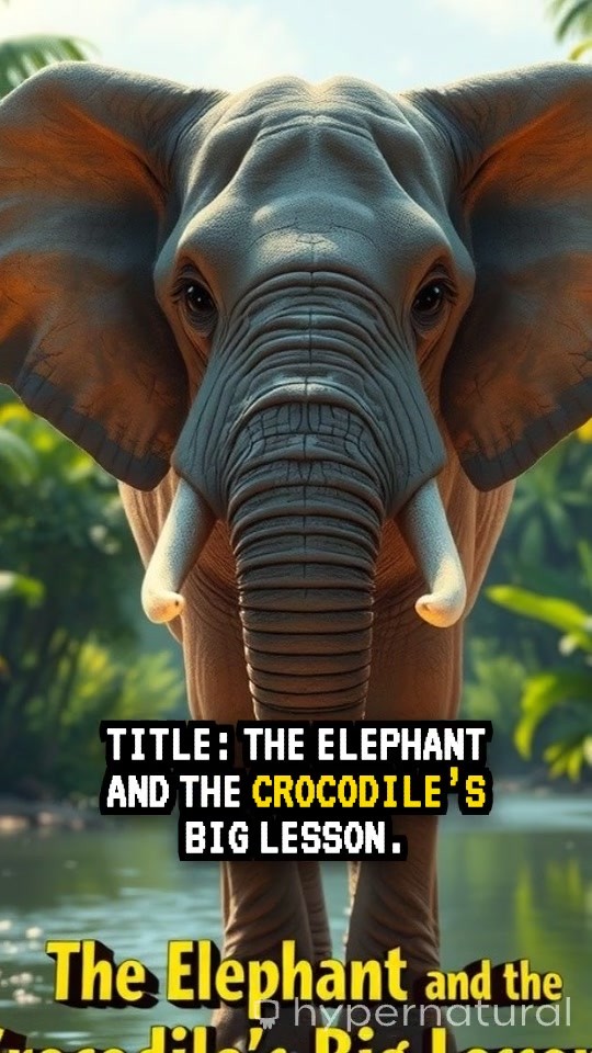 Elmo the Elephant and Croco the Crocodile: A Lesson in Friendship