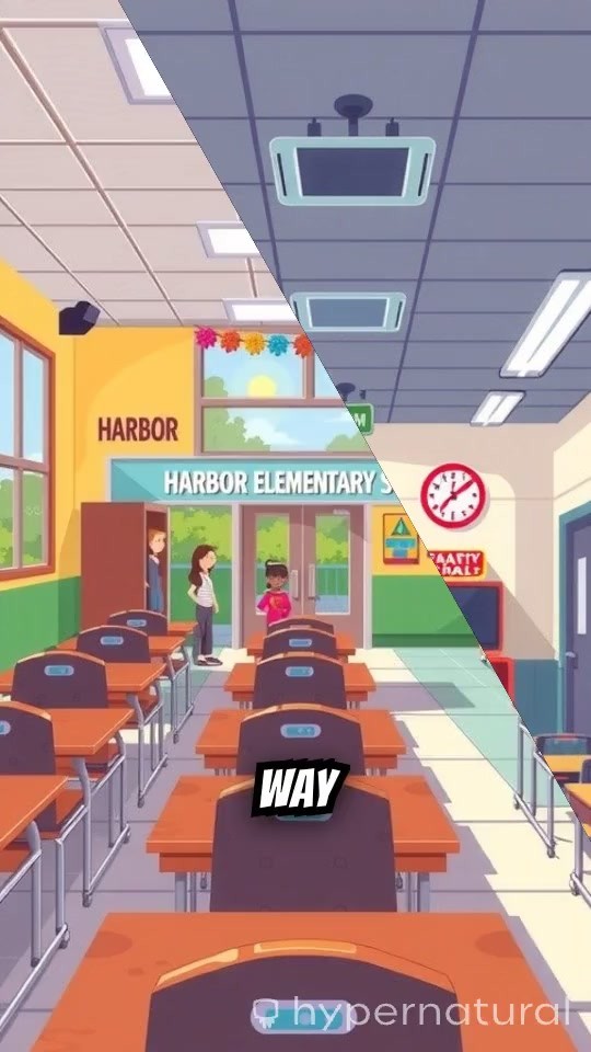 Liberty's First Day at Harbor Elementary