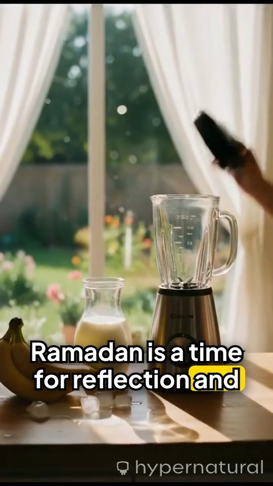 Fruit Juice Preparation for Ramadan Fasting