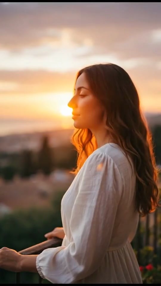 Sunset Serenity with Coffee