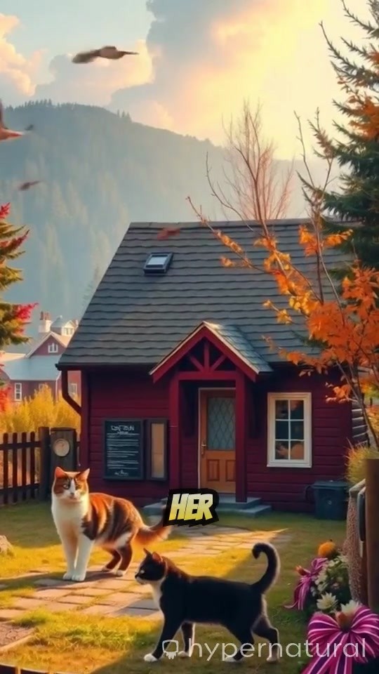 The Old Lady and the Stray Cat