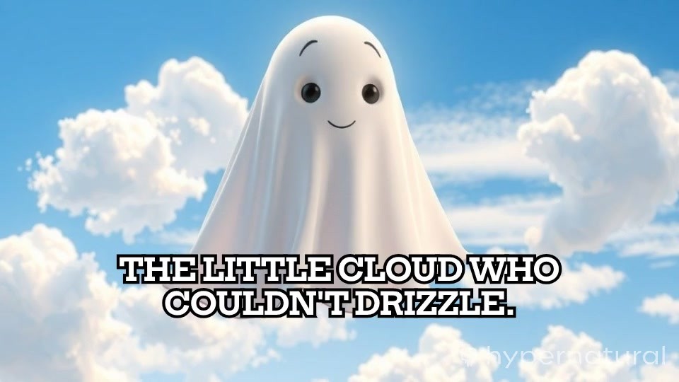 Nimbus the Cloud's Rainy Dream 🌧️