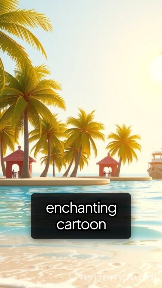 Cartoon Splashing in Water