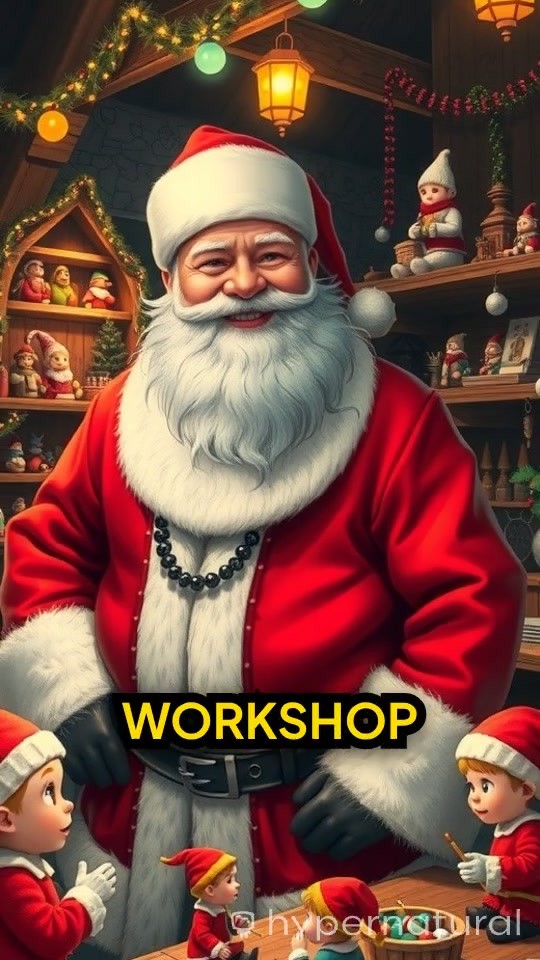 Santa's Magical Christmas Eve Flight