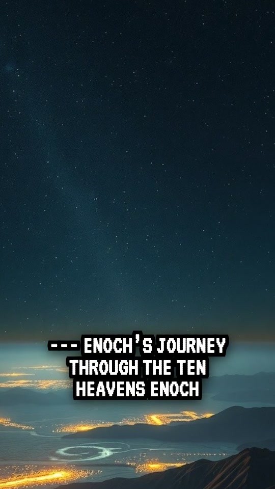 Enoch's Celestial Ascension: A Journey Through the Ten Heavens