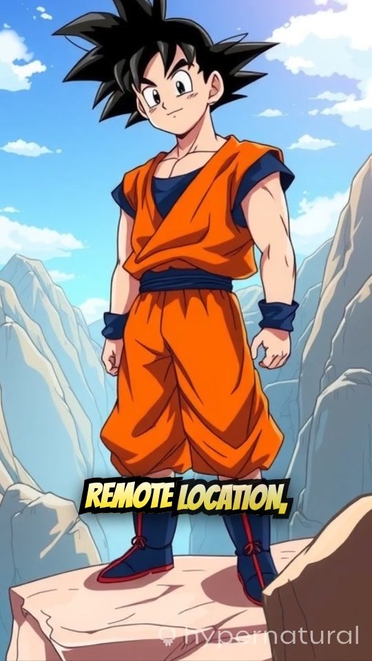 Goku Battles Enemies in Epic Photo