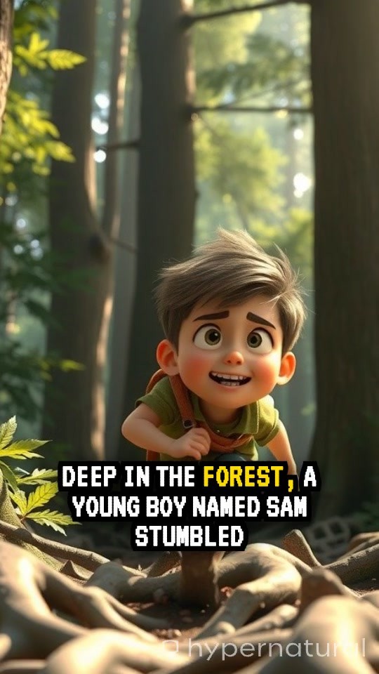 A Boy's Adventure with Tiger Cubs in the Forest