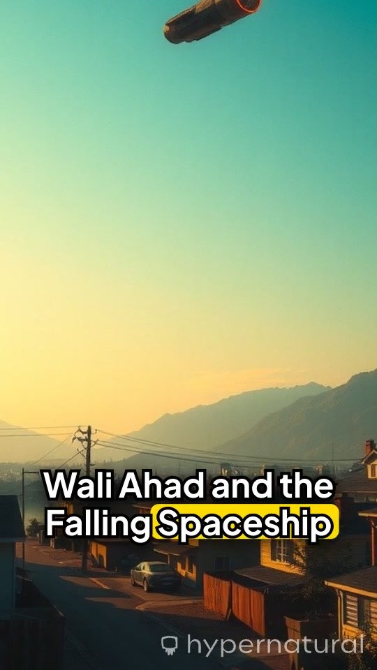 Wali Ahad and the Falling Spaceship Adventure