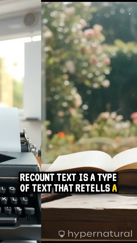 Understanding Recount Text: Characteristics and Structure