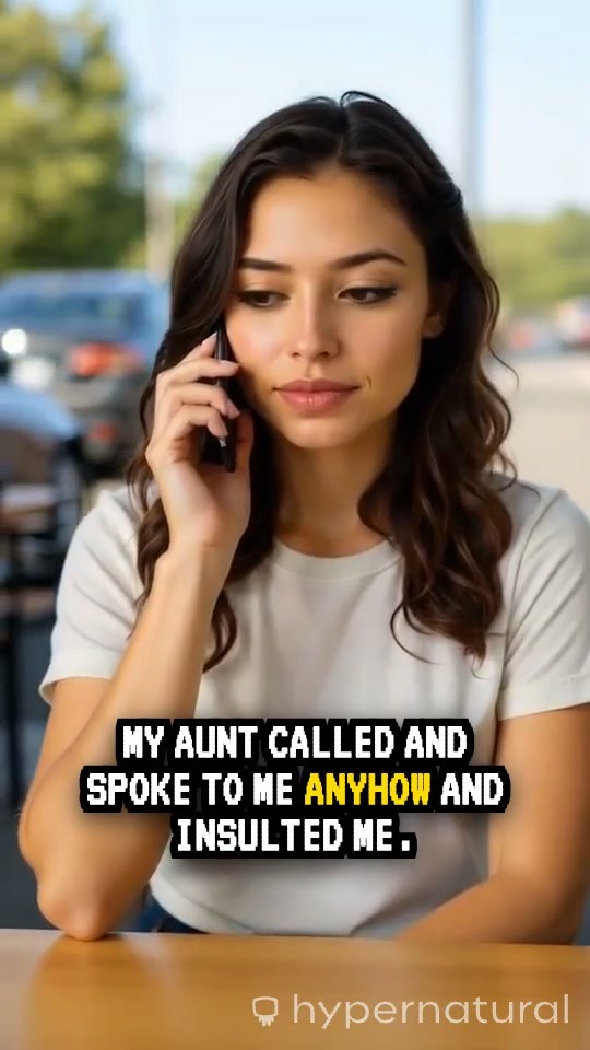My Aunt Insulted Me - What Should I Do?