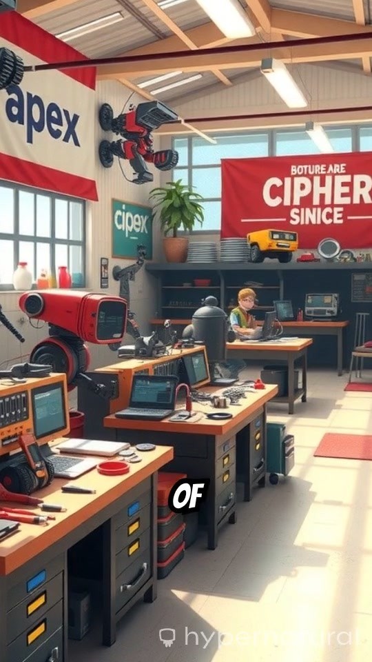 The Apex-Cipher Rivalry: A Robotics Battle