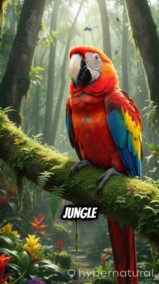 Polly: The Vibrant Parrot's Tale