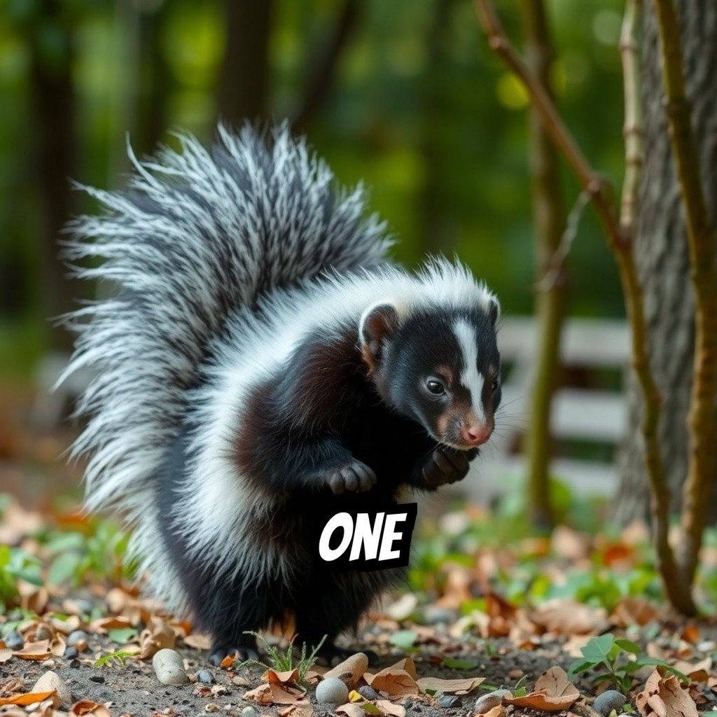 Skunk: The Wild West's Fearless Gunslinger of the Forest!
