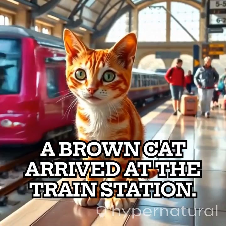 A Cute Encounter at the Train Station