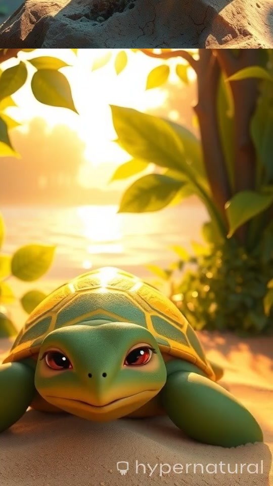 Trevor the Tiny Turtle's Strawberry Adventure