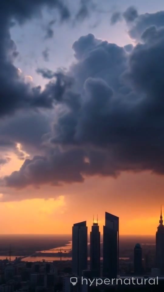 Lightning-Fueled Superhero Rooftop Arrival