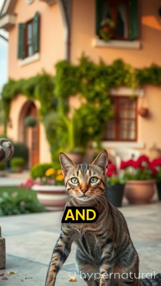 The Old Lady and Her Feline Friends