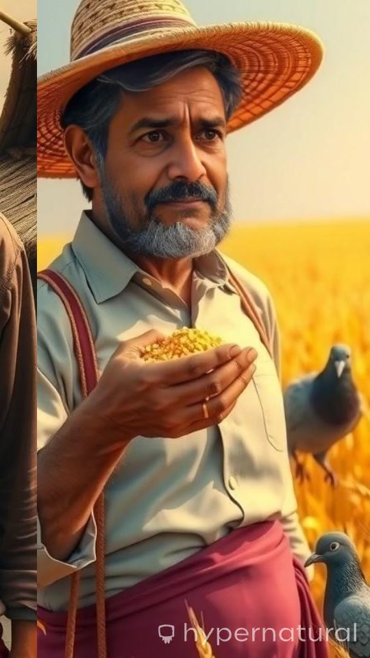 The Kind Farmer and His Feathered Friend