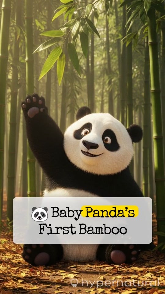 Bamboo Bliss! 🐼 Bao Bao's Adorable Jungle Journey!
