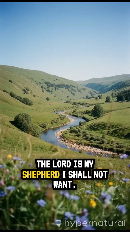 The Lord is My Shepherd: A Psalm of Comfort