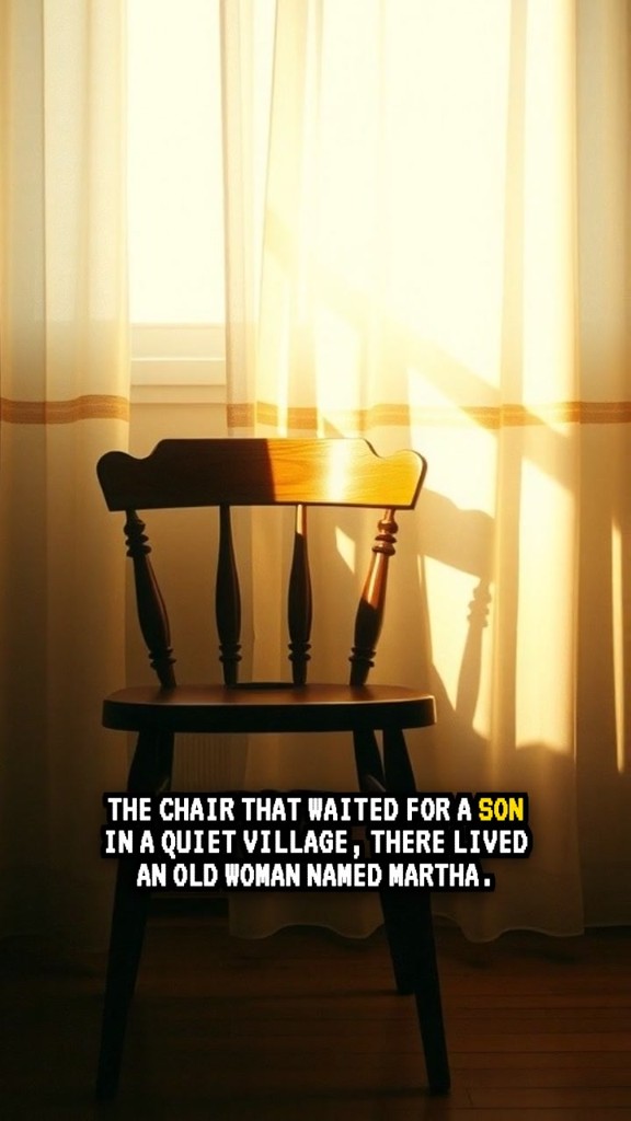 The Lonely Chair: A Mother's Silent Prayer