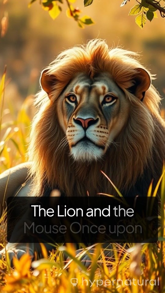 The Lion and the Mouse: A Tale of Friendship
